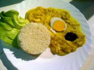 L'aji de gallina, uno dei piatti simbolo della comida peruana