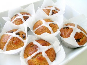 Gli hot-cross buns inglesi