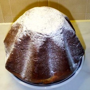 Il pandoro in lievitazione